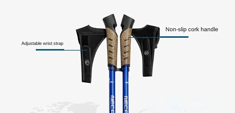 Ultraleichte & Robuste Trekkingstöcke – Faltbar, Verstellbar & Ergonomisch